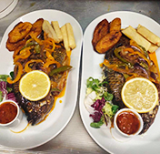 Fried Yam and Plantain